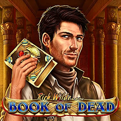 Book of Dead Egyptian-themed slot tile at Clover Casino